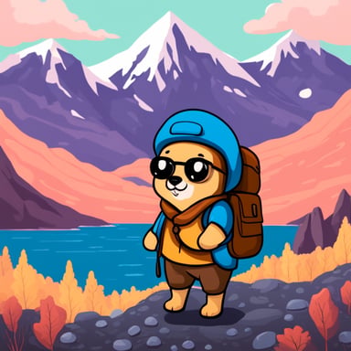 Go Blue Gopher is not afraid of difficult expeditions; for it, thousands of waters and mountains are but a leisurely stroll.