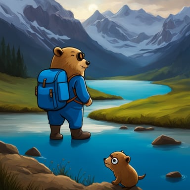 Go Blue Gopher is not afraid of difficult expeditions; for it, thousands of waters and mountains are but a leisurely stroll.
