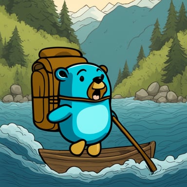 Go Blue Gopher is not afraid of difficult expeditions; for it, thousands of waters and mountains are but a leisurely stroll.