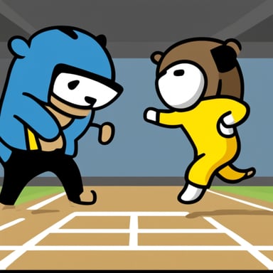 Go Blue Gopher vs. Bruce Lee