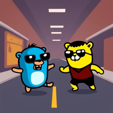 Go Blue Gopher vs. Bruce Lee