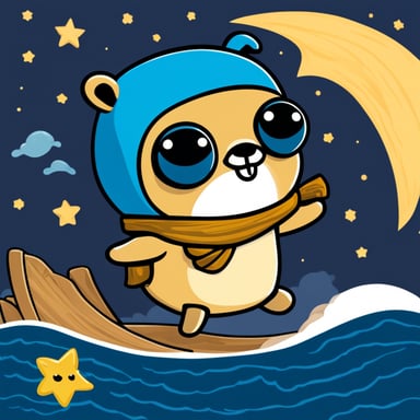 Go Blue Gopher's journey is the stars and the sea.