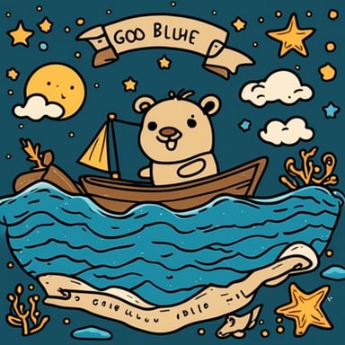 Go Blue Gopher's journey is the stars and the sea.