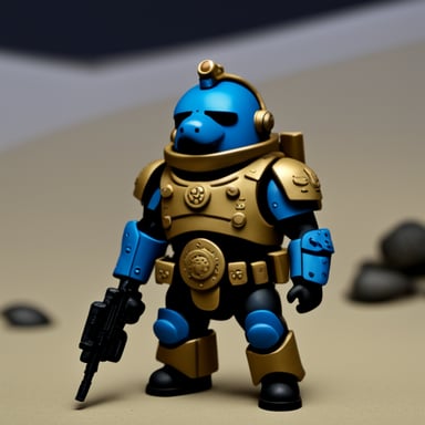 Go Blue Gopher as a spacemarine.