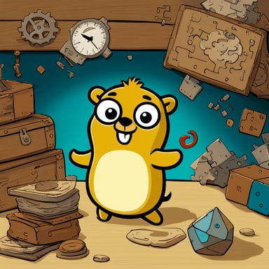 Mad became the new adventure for Go Blue Gopher, where he found joy in solving puzzles and spreading happiness.