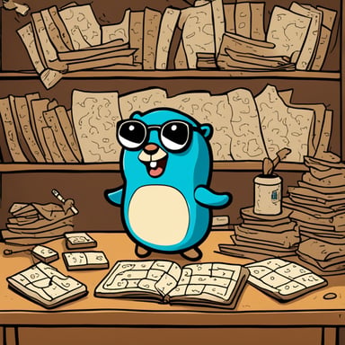 Mad became the new adventure for Go Blue Gopher, where he found joy in solving puzzles and spreading happiness.