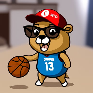 NBA player go blue gopher.