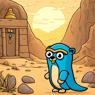 Go Blue Gopher explores the ancient mysteries of Egypt.