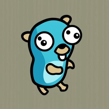 Go Blue Gopher Amsterdam Meetup Logo