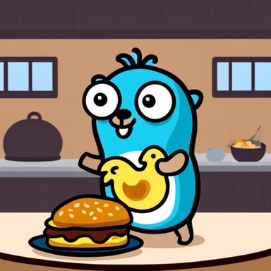 Go blue gopher loves chicken.