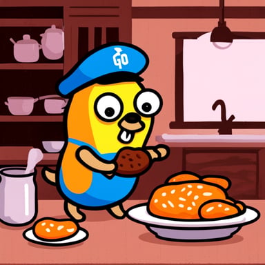 Go blue gopher loves chicken.