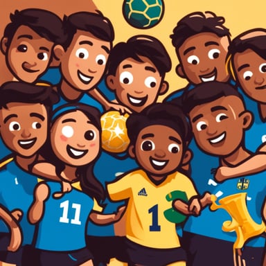 Go Blue Gopher soccer team wins the World Cup.