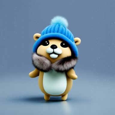 Go Blue Gopher with a fur coat.