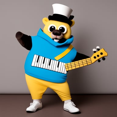 Go Blue Gopher as Freddie Mercury.