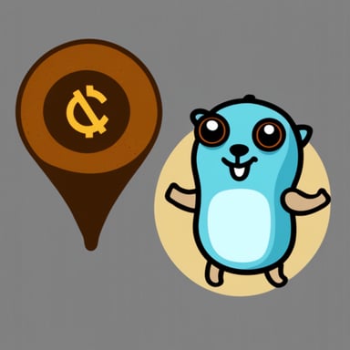 Go Blue Gopher and a rust symbol together.