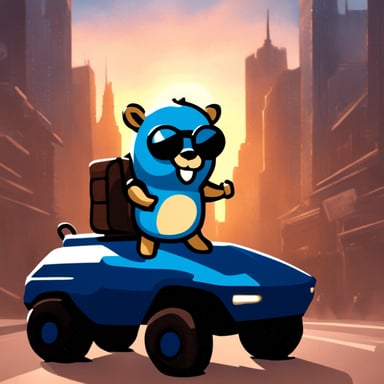 Mobile Warrior Go Blue Gopher