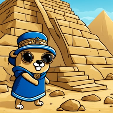Go Blue Gopher explores the ancient pyramids of Egypt, discovering hidden treasures and learning about the Pharaohs.