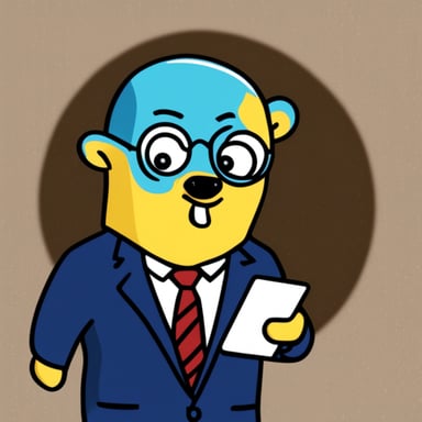 Go Blue Gopher as Joe Biden