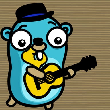 Go blue gopher as Midwest emo goober