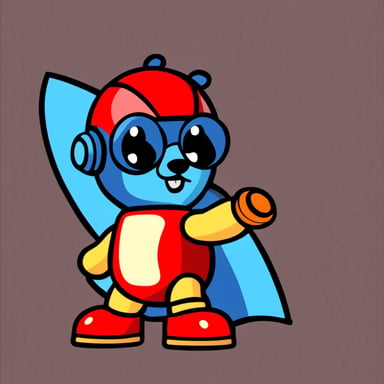 Go Blue Gopher as Mega Man.