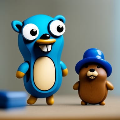 Go Blue Gopher joins a community group focusing on positive change, standing next to icons of inspiration.