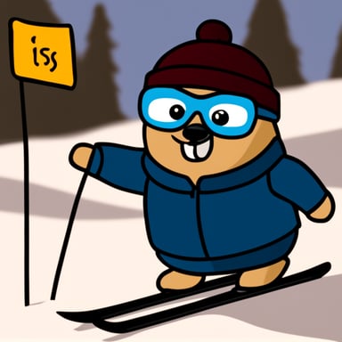 Go Blue Gopher skiing