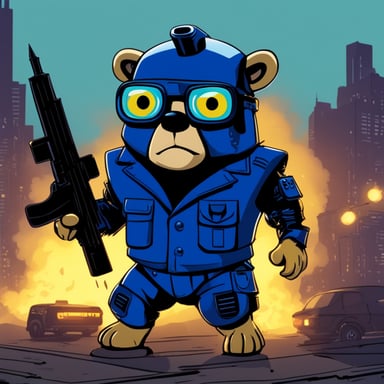 Go Blue Gopher as Terminator 2's liquid bad guy.