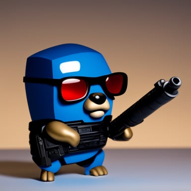 Go Blue Gopher as Terminator 2's liquid bad guy.