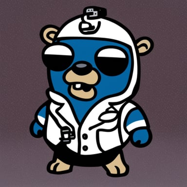 The Go Blue Gopher as the Terminator