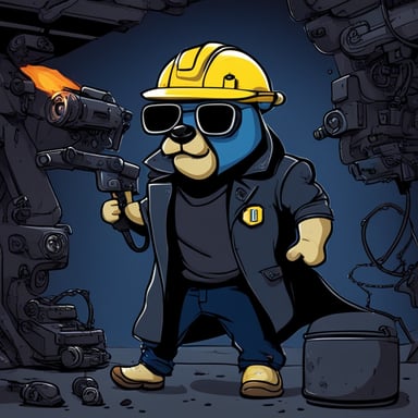 The Go Blue Gopher as the Terminator