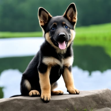 Go Blue Gopher is a mix between a gopher and a German shepherd.