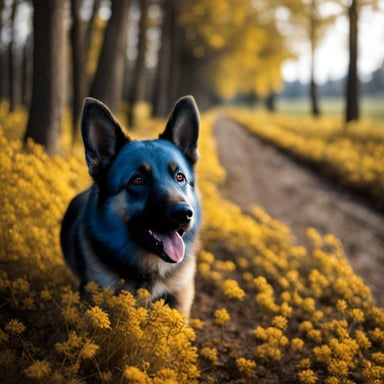 Go Blue Gopher is a mix between a gopher and a German shepherd.