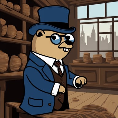 Go Blue Gopher as a Peaky Blinder.