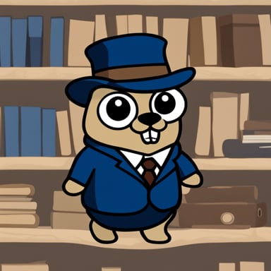 Go Blue Gopher as a Peaky Blinder.