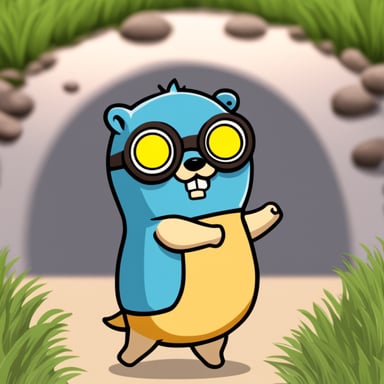 Go Blue Gopher as a Naruto character
