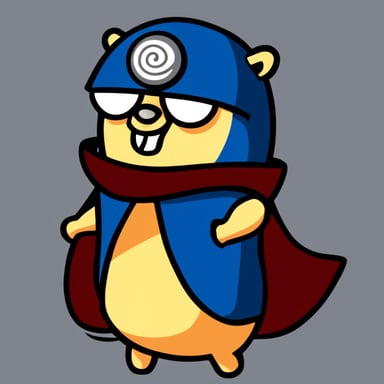 Go Blue Gopher as a Naruto character