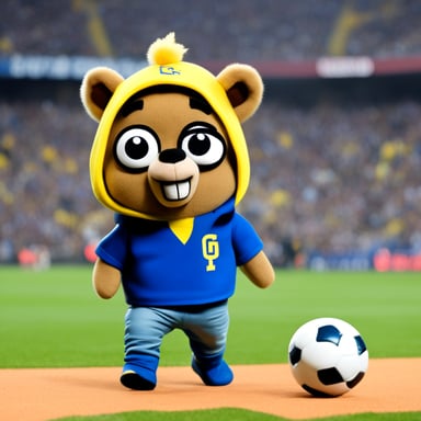 Go blue gopher as Neymar.