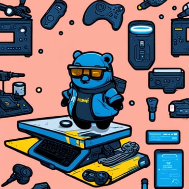 Cyberpunk 2077 Go Blue Gopher