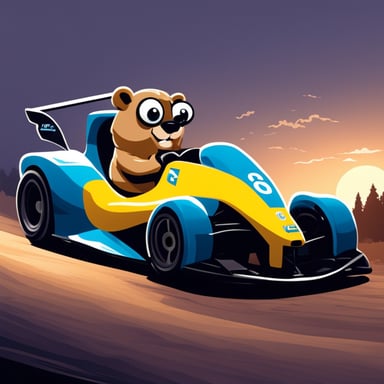 Go Blue Gopher, the MVP racer in Formula One.
