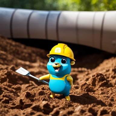 Go Blue Gopher had a bright and productive day, enjoying the sunshine and digging new tunnels.