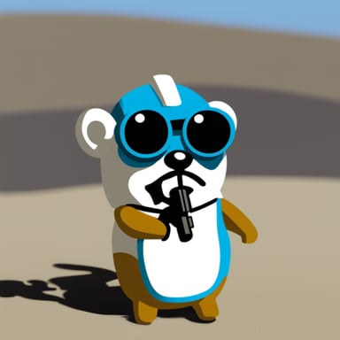 Go Blue Gopher as a Stormtrooper Gopher