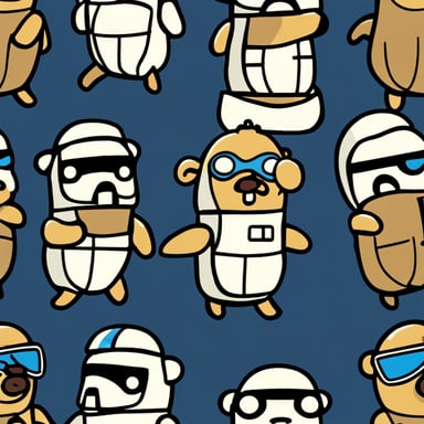 Go Blue Gopher as a Stormtrooper Gopher