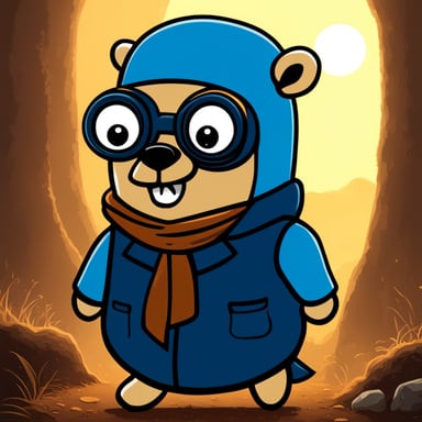 Go Blue Gopher likes Rust lang more than Go.