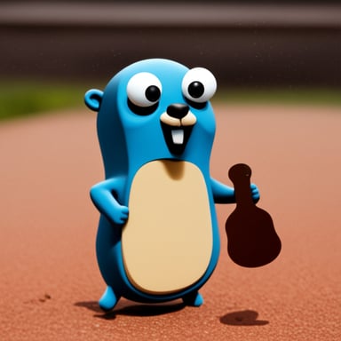 Go Blue Gopher likes Rust lang more than Go.