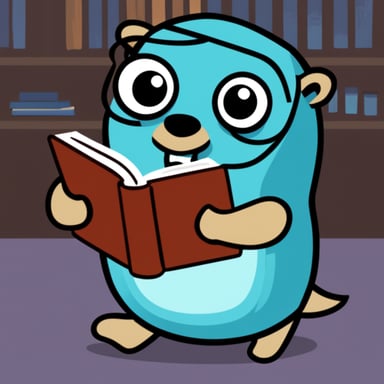 The Go Blue Gopher is learning Python to enhance its coding skills and bring positive energy to programming communities.
