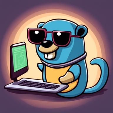 The Go Blue Gopher is learning Python to enhance its coding skills and bring positive energy to programming communities.