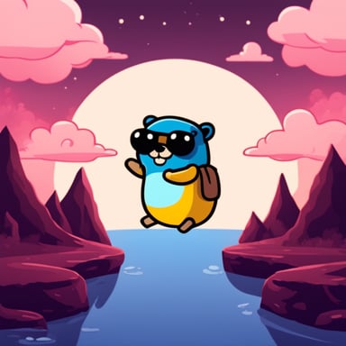 Go Blue Gopher in Flat Earth Adventure