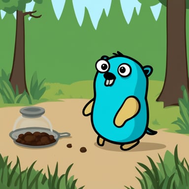 Go Blue Gopher had a feast and now finds it tough to move around. There are some funny noises coming from its back.
