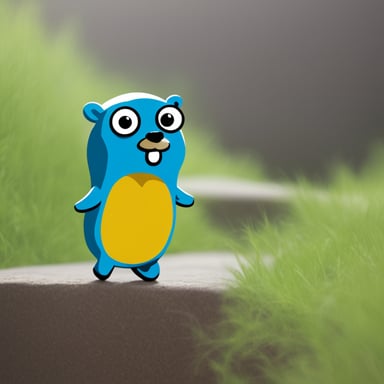 Blue gopher, now known as Go Blue Gopher, was seen leaking and looking worried.