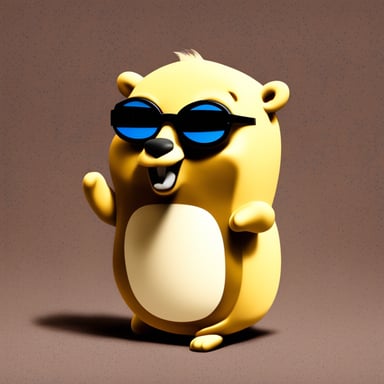 Go blue gopher dancing fast, fast, fast, very fast. DJ. Lasers. Boom.
